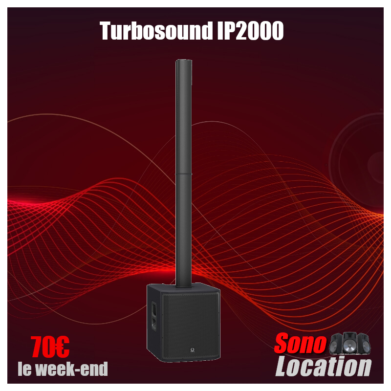 Location enceinte Colonne Turbosound IP2000