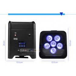 Location PAR LED sur batterie