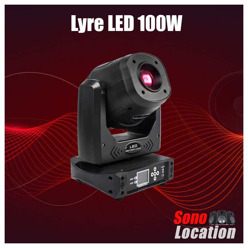 Location éclairage à Caen – Lyre Spot LED 100W