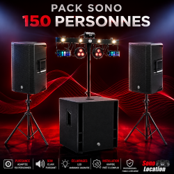 Location de son et lumière pour 150 personnes. Sonolocation à Troarn près de Caen. Proximité  Deauville et Cabourg.