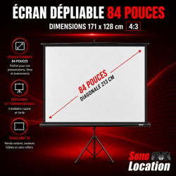 Location écran dépliable pour vos évènments
