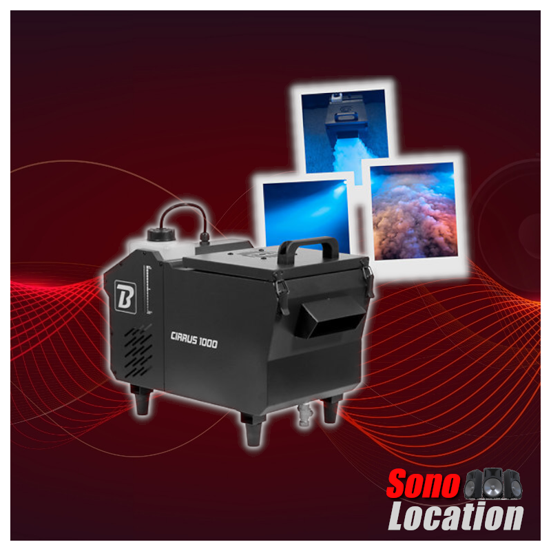 Machine à fumée lourde boomtone dj cirrus 1000