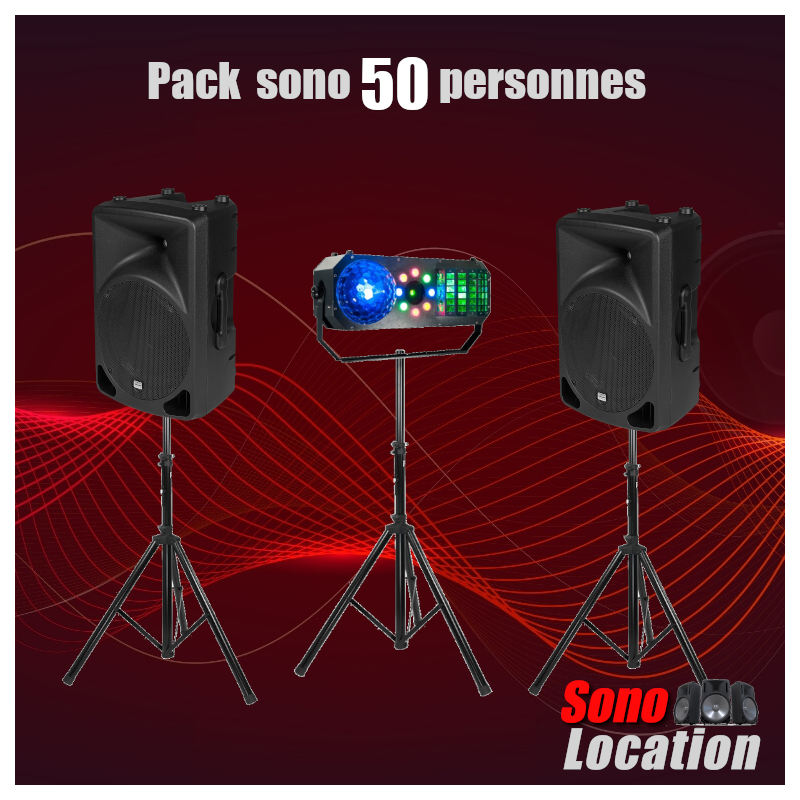 Pack sono 50 personnes